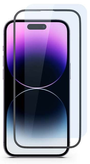Spello Edge To Edge ochranné sklo pre iPhone 15 Plus - 2 ks s inštalačným rámčekom, 81212151000003